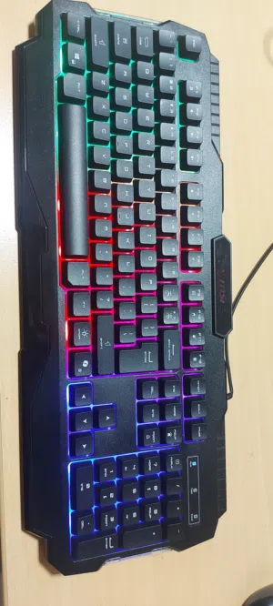 MSI Wired Gaming Keyboard (Model: S11-04US20S-HH9)كيبورد ام اس آي