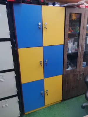 خزانة معلمين و معلمات خشب لكرات 6 خانات مع ابواب و مفاتيح متوفر خدمة التوصيل لجميع المحافظات