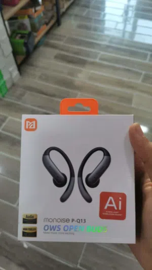 *سماعة Monoise P-Q13 المفتوحة OWS بذكاء اصطناعي للترجمة الفورية وصوت Hi-Fi نقي وثابت للرياضة
