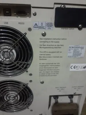 جهاز UPS تايواني وليس صيني