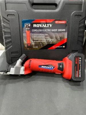 مكينة حلاقة الاغنام والخرفان والخيول والجمال تعمل بالبطارية من شركة رويالتي