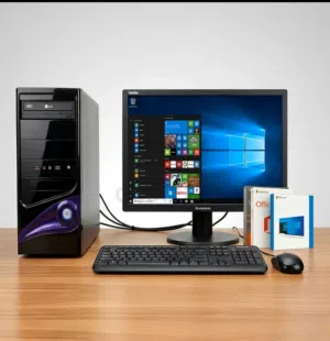 Full Desktop Setup - Windows 10 Pro - 1TB Storage - Lenovo Monitor
