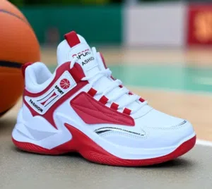 Red & Black Stylish Casual Sports Shoes for Men