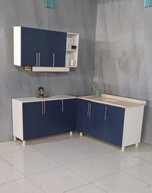 كاونتر خشب تركي mdf. ارضي وملحق قياس متر وعشرين مع سنگ مرمر قياس متر وعشرين