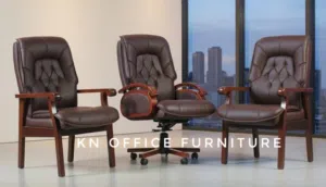 كراسي جلد بتصميم احترافي وجودة عالية من شركه KN office furniture