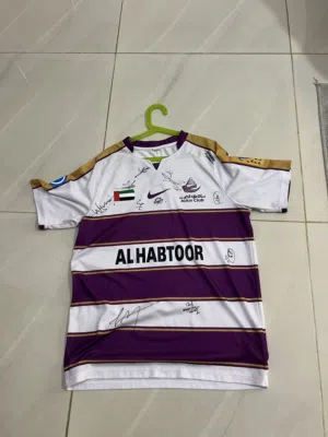Al Ain fc retro shirt signed by players of Al Ain