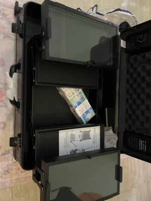 Professional LED Makeup Artist Vanity Box – Trolley with Mirror (Black)