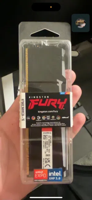 Hyperx Fury Ram 8GB DDR5 6000 MHz