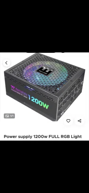 Thermaltake power supply 1200w full rgb