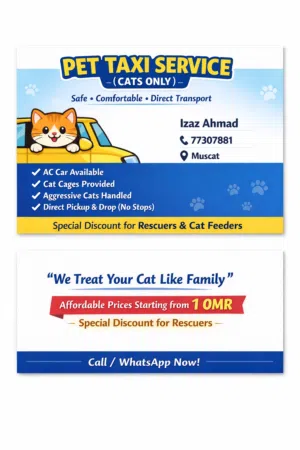Pets and pets food transportation service. at very adorable prices.
