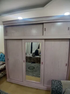 second hand 3 door sliding Big cupboard for sale Good Condition strong built quality