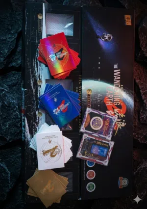 مجموعة بطاقات نادرة جداً Master Set فيلم Wandering Earth 2 أصلية تشمل بطاقة توقيع ووسام معدني وUR