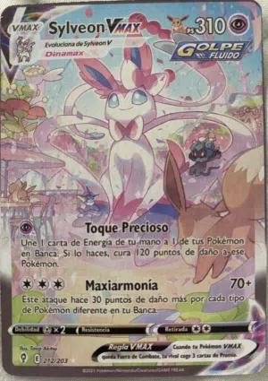 بطاقة بوكيمون Sylveon Vmax