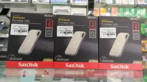 SANDISK EXTREME PORTABLE SSD 2 TB 1050 MB/S READ SPEED