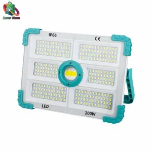 كشاف طاقة شمسية طوارئ 200 واط خاصية شحن الجوال وماشابه من الاجهزة