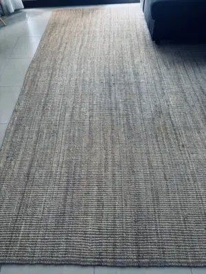 Big jute rug light brown