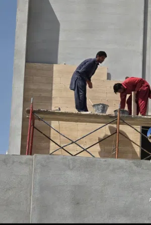 معلم حجر رخام تركيب و تنظيف واجهات جده