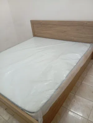 Danube new double bed with mattress 1 month old only. (New 160. Now 100)
