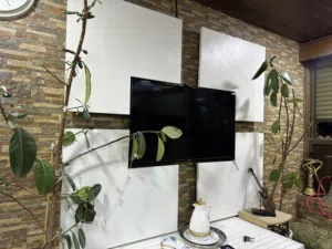 شاشة سامسونج اصلي وكالة ولا خدشة لم تستعمل 48 انش حجم كبير