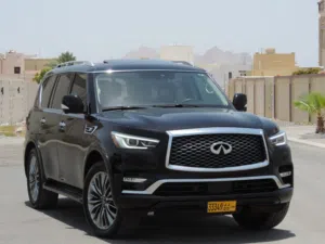 للبيع انفنتي qx80فول اوبشين جاهزة حال صلالة