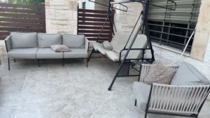 طقم خارجي 7 مقاعد مع مرجوحة