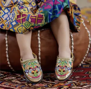 Leather handmade Moroccan slippers
