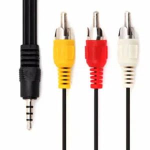 AUX Male 3.5mm to 3 RCA AV