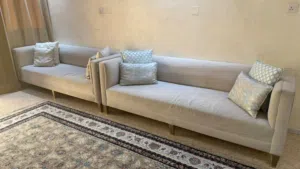 طقم كنب طويل 3 كنبات ، صغير حبتين