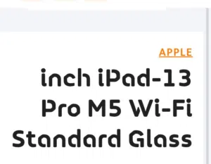 Apple iPad Pro 13 512 GB in Al Batinah
