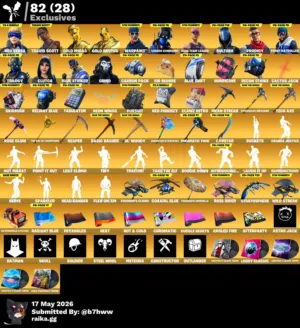 حسابات فورتنايت على حسب الطلب