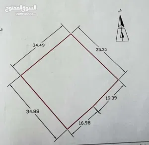 قطعة أرض للبيع ( تاجوراء طريق السعي القديم )