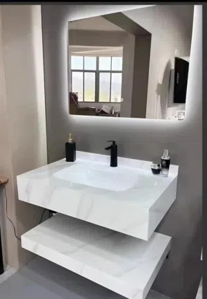 مغسلة بورسلان 80 سم جديدة بسعر اقل من التكلفة