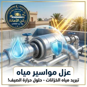 ركن الأمانة لعزل مواسير المياه بالدمام والخبر