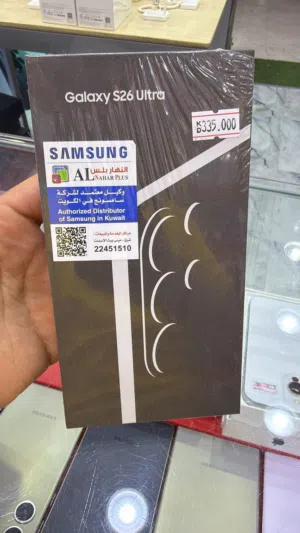 هاتف Samsung Galaxy S26 ultra 256gb جديد بسعر ممتاز