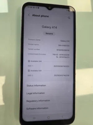 Samsung Galaxy A14 - 64GB - Good Condition سامسونج جالكسي A14 - 64 جيجا - حالة جيدة