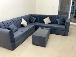 L Shape Brand New Sofa With Table Special Offer