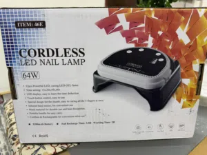 Cordless LED Nail Lamp 64W