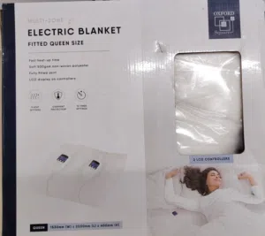 Homefront Electric Blanket بطانيه كهربائيه Double Dual Fitted  بطانية كهربائية من هوم Mattress Cover