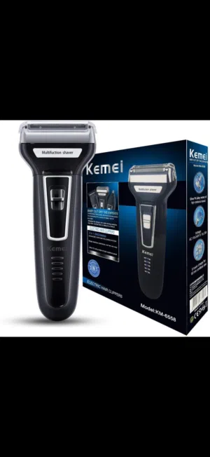 ماكينة الحلاقة Kemei KM-6558 التي صُممت لتمنحك تجربة حلاقة متكاملة في البيت وكانك في صالون احترافي