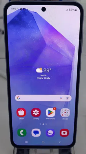 جهاز سامسونج جالكسي A55 5G /ذاكرة 128/رام 8+8 جهاز ماشاء الله عليه