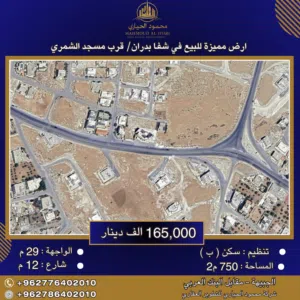 Residential Land for Sale in Amman Shafa Badran
