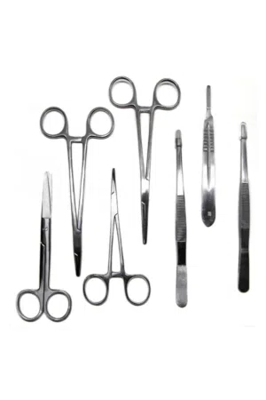 حقيبة معدات جراحيه الخياطة