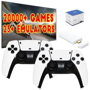 Retro Video Game Console, Plug and Play Controllers Video Game Retro Play Game Console Built in 2000