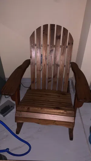 2 Rocking wooden chair