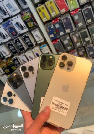 iphone 13 pro max 256g  بطاريات 87-95% مستعمل مكفول 14 يوم