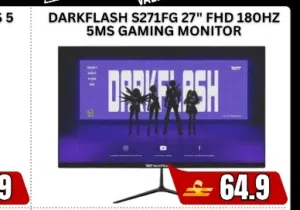 Darkflash 27inch 180hz 0.5ms Monitor in Offer