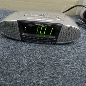 Panasonic  AM/FM Dual Alarm Clock Radio راديو بناسونيك مع ساعه منبه موجتين  AM . FM جديد تم جديد تما