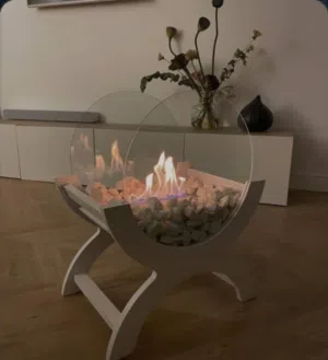 كانون رمضان – دفء ولمّة   كامل مع حجر ديكور  شكل تراثي أني