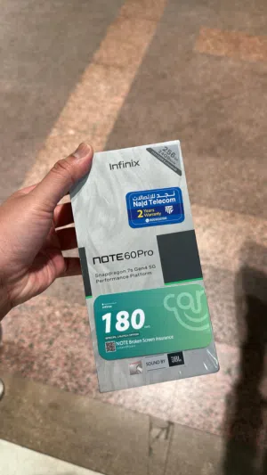 BRAND NEW (unUSED) Infinix note 60 pro Black