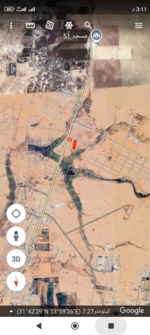 قطع ارض للبيع  غبين   بني وليد